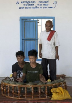 Funeral Music Class in Cambodia - Commission for Cambodian Living Arts - Charity work (2013) © Aga Cebula