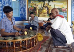 Funeral Music Class in Cambodia - Commission for Cambodian Living Arts - Charity work (2013) © Aga Cebula