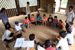 Ratanakiri Class, Cambodia - Commission for Cambodian Living Arts - Charity work (2013) © Aga Cebula