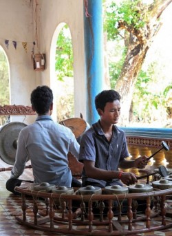 Funeral Music Class in Cambodia - Commission for Cambodian Living Arts - Charity work (2013) © Aga Cebula