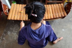 Pin Peat Class in Phnom Penh, Cambodia - Commission for Cambodian Living Arts - Charity work (2013) © Aga Cebula