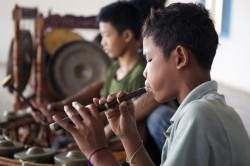 Funeral Music Class in Cambodia - Commission for Cambodian Living Arts - Charity work (2013) © Aga Cebula