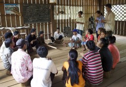 Ratanakiri Class, Cambodia - Commission for Cambodian Living Arts - Charity work (2013) © Aga Cebula