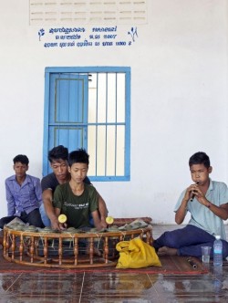 Funeral Music Class in Cambodia - Commission for Cambodian Living Arts - Charity work (2013) © Aga Cebula