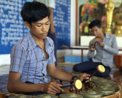 Funeral Music Class in Cambodia - Commission for Cambodian Living Arts - Charity work (2013) © Aga Cebula