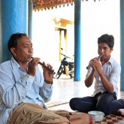 Funeral Music Class in Cambodia - Commission for Cambodian Living Arts - Charity work (2013) © Aga Cebula