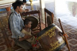 Funeral Music Class in Cambodia - Commission for Cambodian Living Arts - Charity work (2013) © Aga Cebula