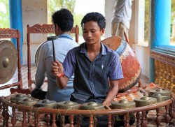 Funeral Music Class in Cambodia - Commission for Cambodian Living Arts - Charity work (2013) © Aga Cebula