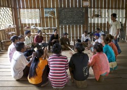 Ratanakiri Class, Cambodia - Commission for Cambodian Living Arts - Charity work (2013) © Aga Cebula